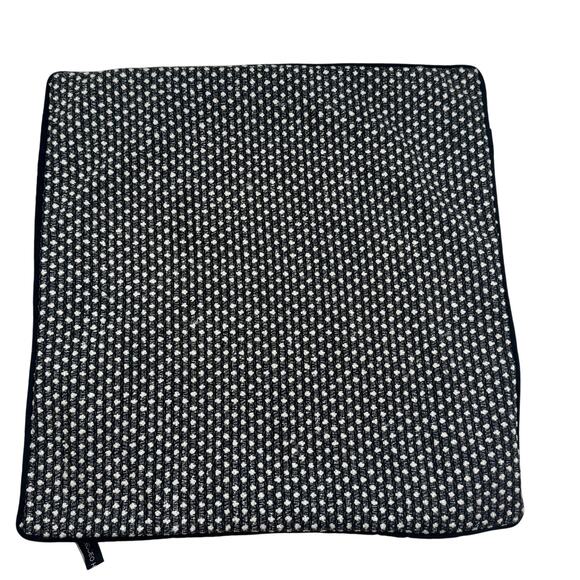 Rodeo Home Black White Textured Chic Velvet Decorative Pillow Covers Set Of Two - Picture 4 of 9